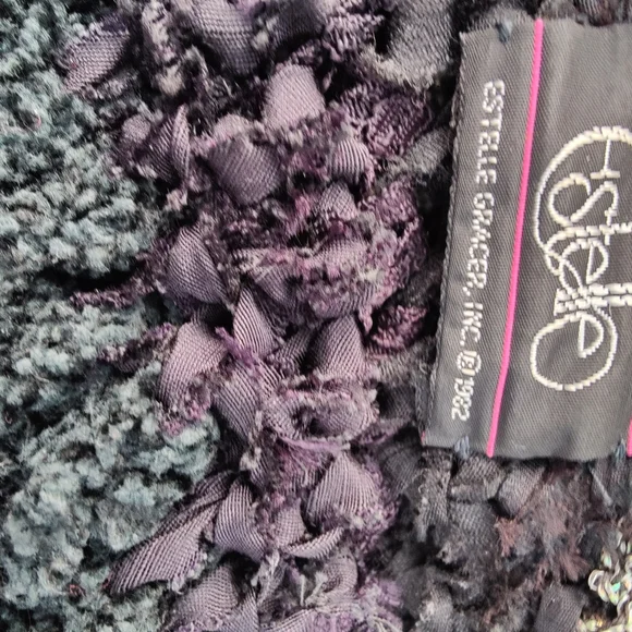 Vintage Estelle Gracer 1982 Vintage Ribbon Sweater Jacket - Picture 12 of 12